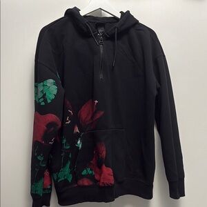 H&M corton 1/4 zip hoodie